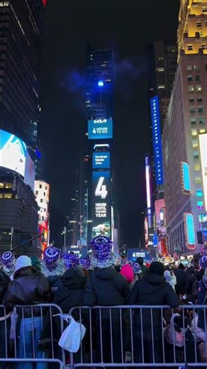Time Square New Year countdown. #timesquare #newyear #countdown #2026 #nyc