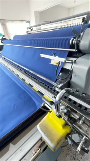 Amazing Auto Fabric Spreading before cutting in garments #fabricspreading #autospreading #cutting