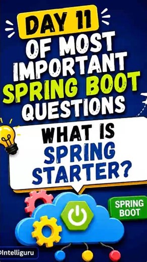 What is Spring Starter in Spring Boot? #shorts #shortsfeed #java #interview #viral