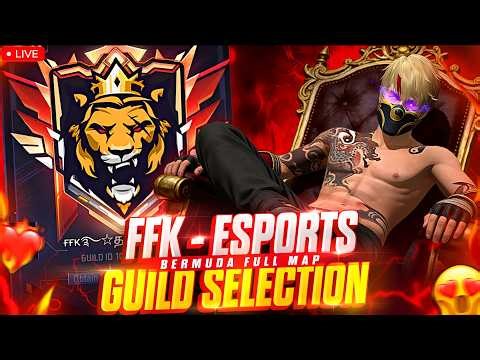 FFK E-SPORTS GUILD SELECTION 😱 🔥 FFK PRASANTH ON LIVE🔥 #ffkprasanth #fftamil