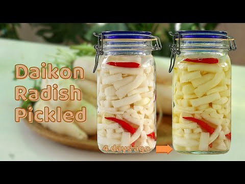[English SUB] Easy Pickled Daikon Radish Recipe | How to Cook Daikon Radish Pickle