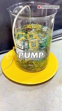 Gold Recovery Using Vinegar and Salt #imangoldrecovery #goldextraction