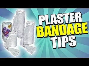 Plaster of Paris Bandage Shell Molds Tips Tutorial