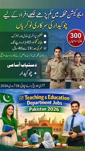 #educatorjobs #schooljobs #govtjobspakistan