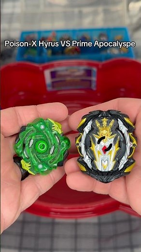 Poison-X Hyrus VS Prime Apocalypse #viral #beyblade #beybladeburst #beybladebattle #shorts #fyp
