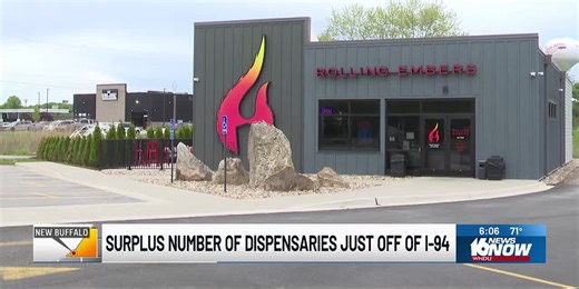 New Buffalo area becoming home to surplus of pot shops