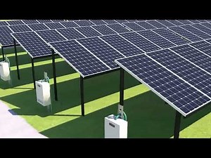 Solar Power Plant 3D Presentation