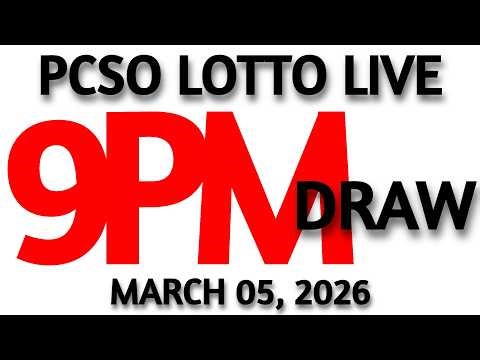 Lotto Result Today 9pm Draw March 05, 2026 Swertres Ez2 PCSO LIVE
