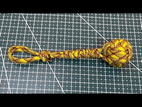 Monkey's Fist Paracord Keychain Tutorial