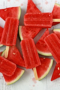Strawberry Watermelon Popsicles - These are the BEST!
