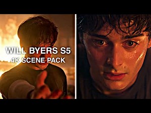 Will Byers Season 5 Scene Pack | 4K Quality | Stranger Things S5 | 🔥