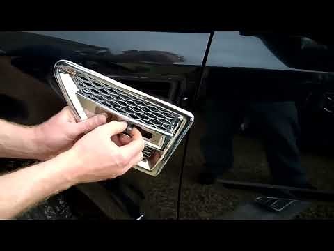 How to change Land Rover Freelander 2 Front Wing / Fender Side Vents Upgrade LR2
