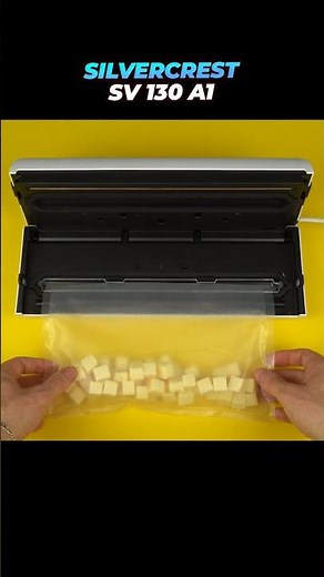 Lidl Silvercrest SV 130 A1 Vacuum Sealer 🧀 Vacuum Sealing Cheese