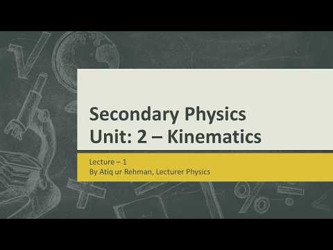 Physics Basics distance, displacement, speed and velocity