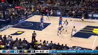 Siakam Knocks Down the Triple