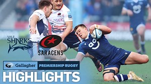 2.5K views · 71 reactions | Sale Sharks v Saracens - HIGHLIGHTS | Tightly Fought Contest! Watch match highlights of Sale Sharks v Saracens from the Gallagher Premiership 2022/23 | Premiership Rugby | Facebook