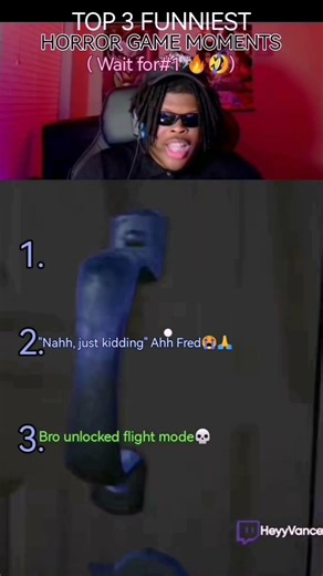 Top 3 Funniest Horror Game Moments | Fredbear Hello Neighbor funny clip moments 🤣🏡#funnygaming