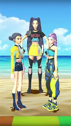 Mira VS Rumi VS Zoey | 3D Head Swap Challenge