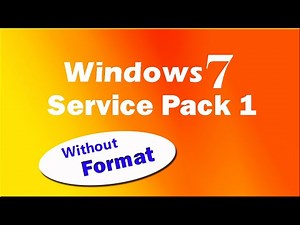 How to Convert/Update Windows7 SP1,SP2,SP3 without Using Any Setup Programs?