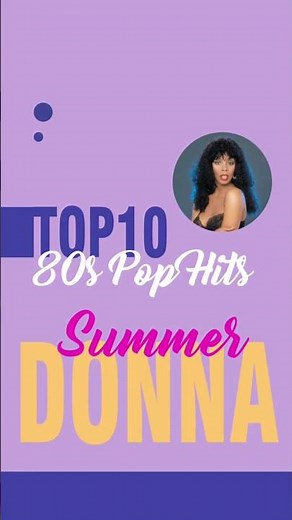 TOP10 80s Pop Hits: Donna Summer