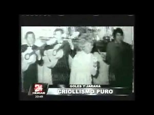 Lucha Reyes le canta al Alianza Lima 1972
