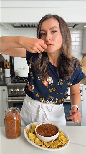 Roast Your Tomatoes for Better Salsa #shorts