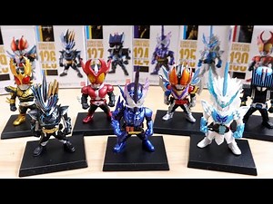 Cross Saber, Maned Ice Beast, and Durandal are now Converged! Candy Toy Converge Kamen Rider 22 R...