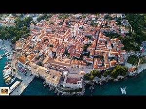 🇭🇷 4K drone video of Krk, Island of Krk, Croatia.