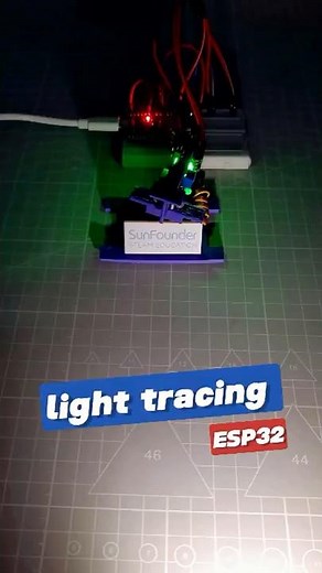 DIY Solar Tracker with ESP32 & Dual LDRs 🌞 #arduino #arduinoproject