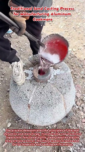 Traditional Sand Casting Process for Manufacturing Aluminum Cookware