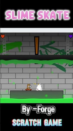 Slime Skate by -Forge on scratch, scratch 2D indie game , multiplayer game in scratch cool game