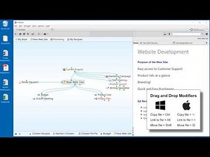 TheBrain: Drag and Drop