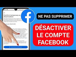 Comment désactiver un compte Facebook
