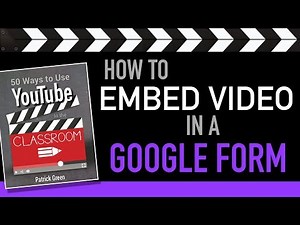 Embed YouTube Video in a Google Form