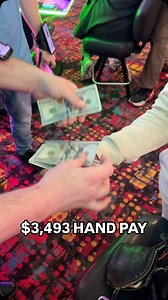 Don’t you love the sound of the slot attendant counting out your payout? $3,493 hand pay! 💰 #payout #jackpot #casino | Boomtown Casino Biloxi