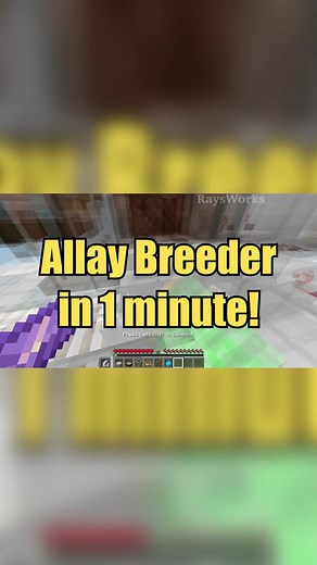 Automatic Allay Breeding System in Minecraft 1.19