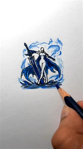 Drawing stickman holy knight pose #art #drawing #stickman #fyp