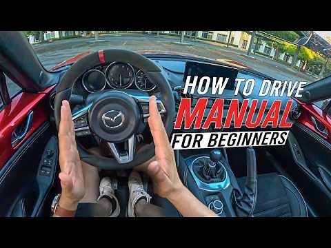 How to drive a manual car for beginners (+ rev match + heel toe + uphill start)