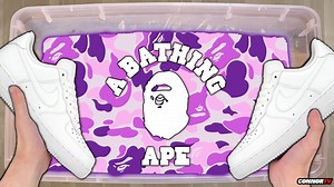 Air Force 1 Customization: Hydro Dipped BAPE Design Reveal