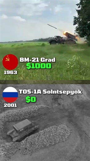 BM-21 Grad vs TOS-1A Solntsepyok — Area Strike vs Total Devastation 🔥