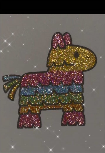 DIY Sparkly Piñata Craft Idea