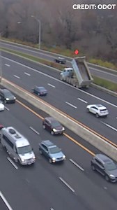 CLOSE CALL! Traffic cameras along an Ohio interstate captured the moment a dump truck hit a highway sign, knocking it to the ground and almost hitting another vehicle. http://www.wlwt.com/article/video-dump-truck-hits-highway-sign-ohio-interstate-columbus/69543737 | WLWT