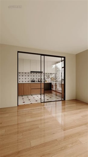 Stunning Semi-Open Kitchen and Dining Room Design