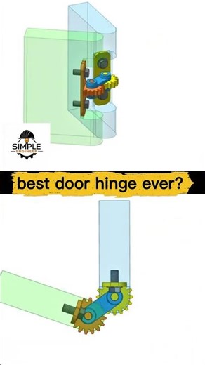 Next Level Door Hinge Technology 😱 Gear System Explained