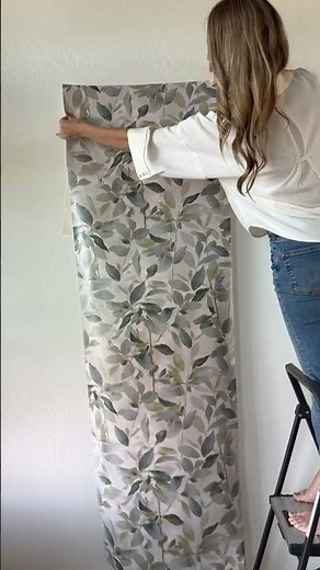 Botanical Bliss Wallpaper | Watercolor Leaf Wallpaper for Calm, Nature-Inspired Spaces