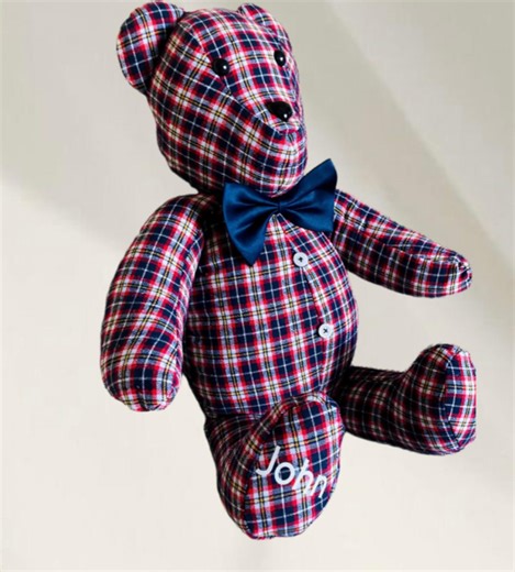 Handmade Memory Bear Keepsake From Loved One's Clothing - 18" - Etsy