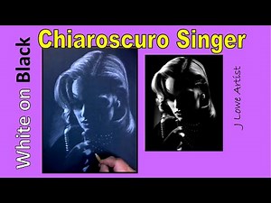 Chiaroscuro Drawing Tutorial of a singer