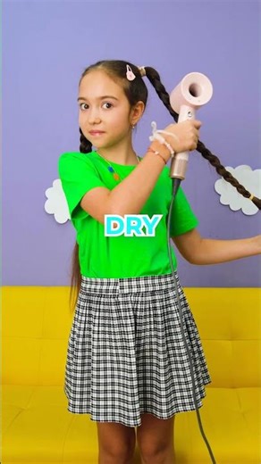 🧼 How to WASH Your HAIR! 💦🧒 #shorts #kidslearning