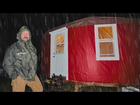 Rainstorm Strikes the Yurt