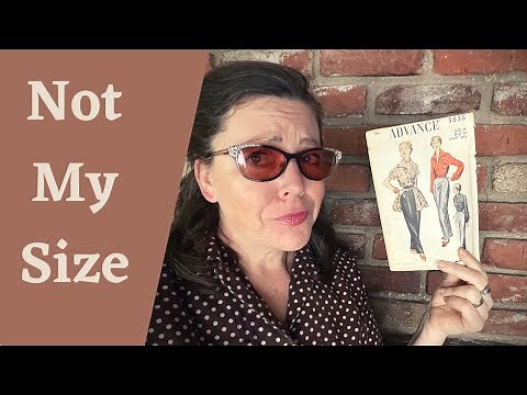 How to Make a Vintage Pattern Bigger/ Basic Pattern Grading.